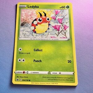 ledyba - 004/198 (common) — pokemon: chilling reign